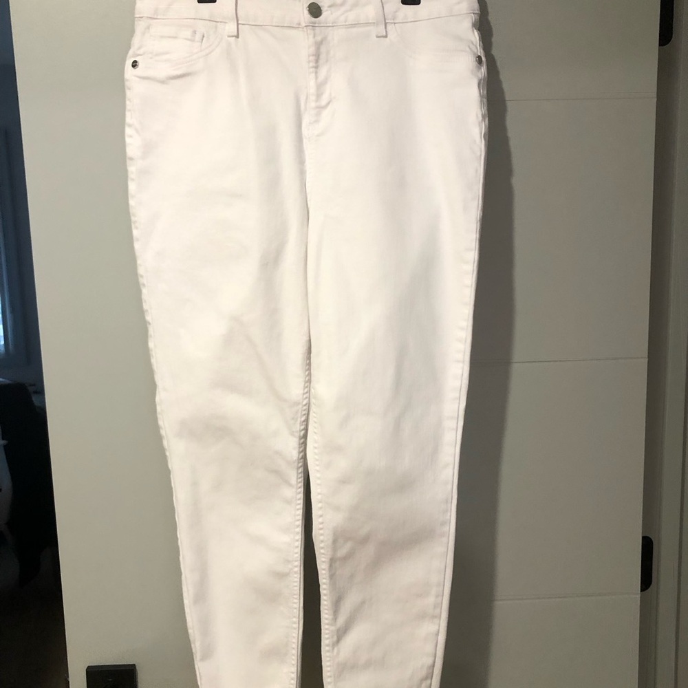 Lipsy Women's Cream Skinny Jeans